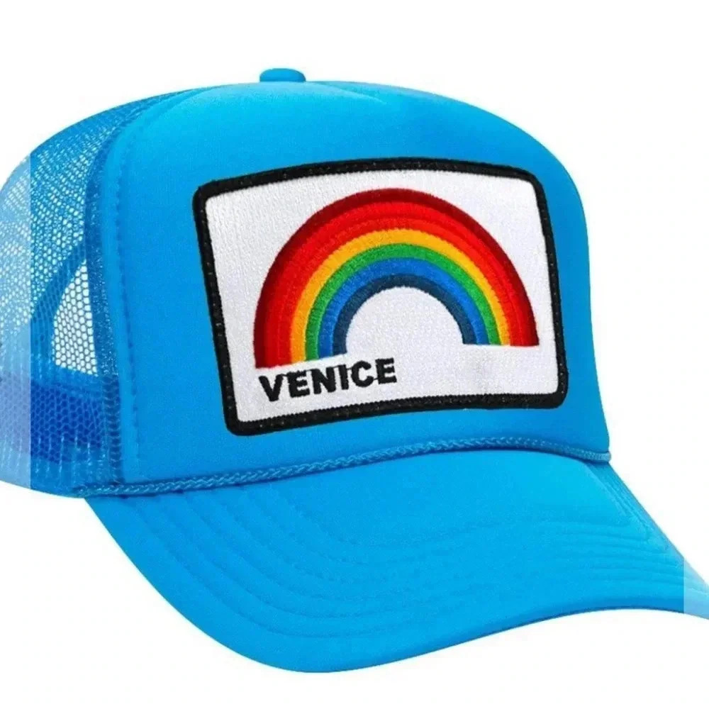 VENICE RAINBOW TRUCKER HAT